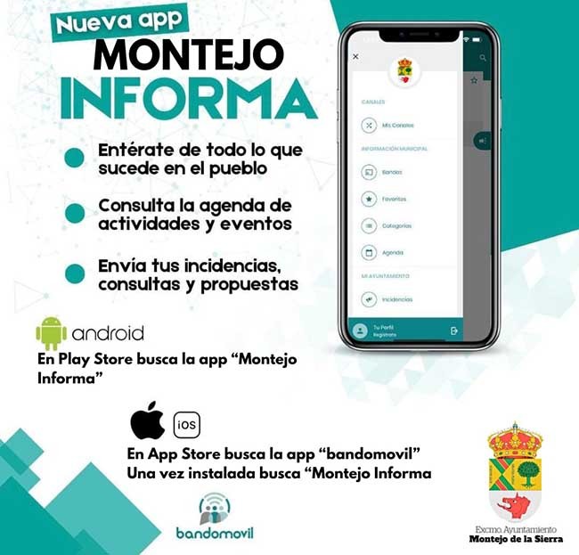 ¡Nueva App «Montejo Informa» ya disponible para todos los vecinos!